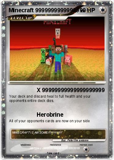 Pokemon Minecraft 99999999999999