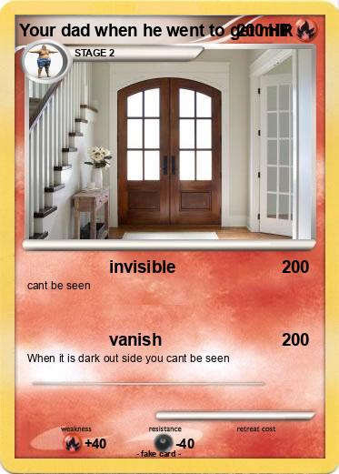 your dad pokemon card Poke Father's Day Card, Editable Pokemon Custom Gift for Dad, – CreativeRino main image 0