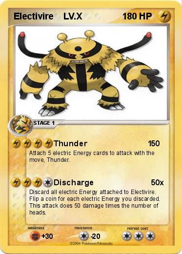 Pokemon Electivire    LV.X                1