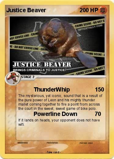 Pokemon Justice Beaver