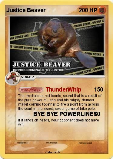 Pokemon Justice Beaver