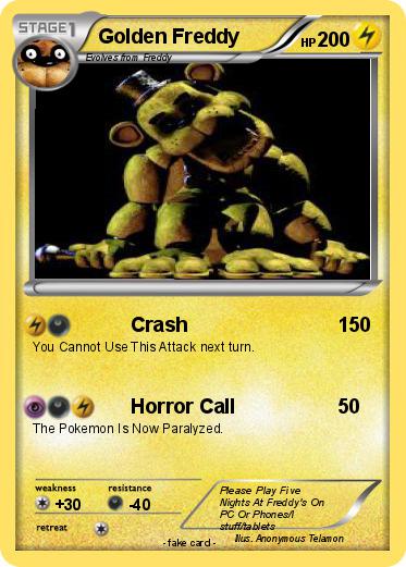 Pokemon Golden Freddy