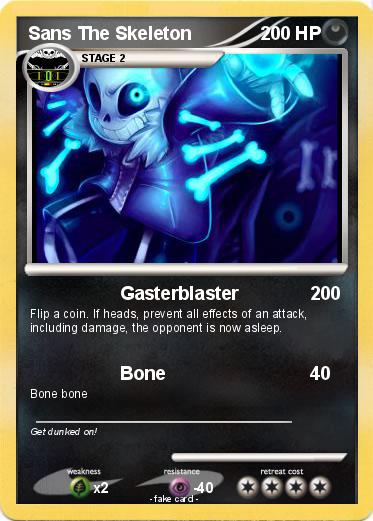 Pokemon Sans The Skeleton