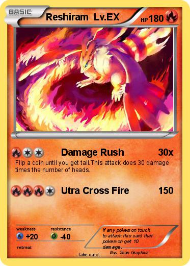 Pokemon Reshiram  Lv.EX