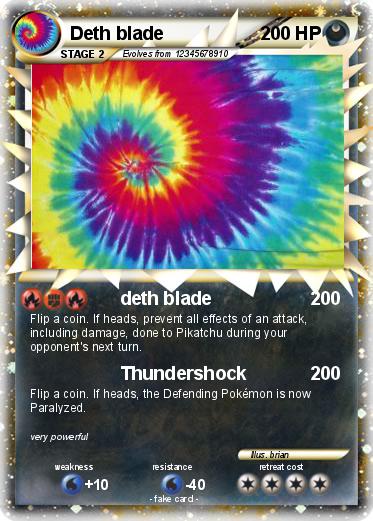 Pokemon Deth blade