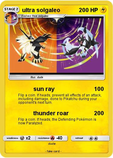 Pokemon ultra solgaleo