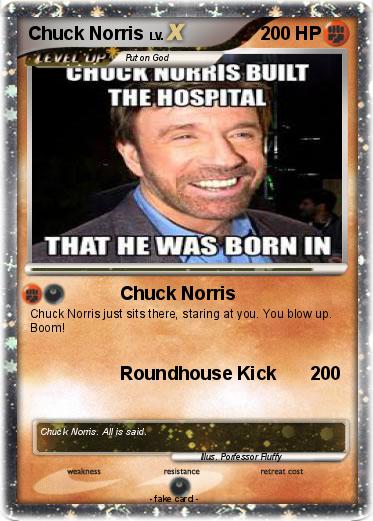 Pokemon Chuck Norris