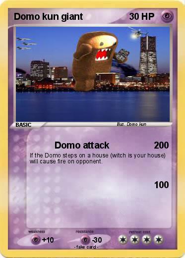 Pokemon Domo kun giant