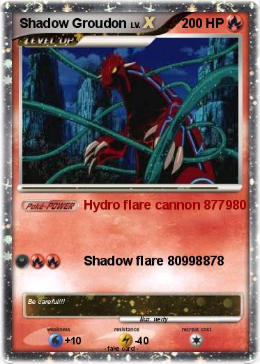 Pokemon Shadow Groudon