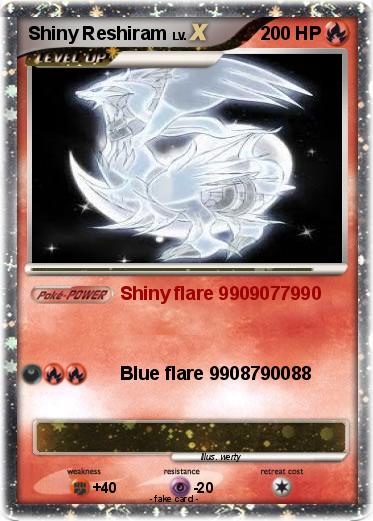 Pokemon Shiny Reshiram