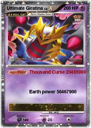 Pokemon Ultimate Giratina