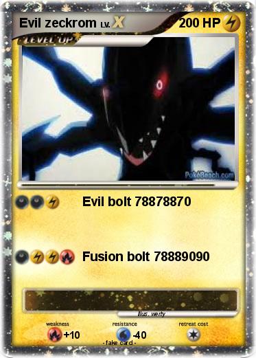 Pokemon Evil zeckrom