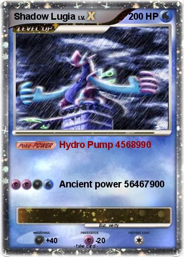 Pokemon Shadow Lugia