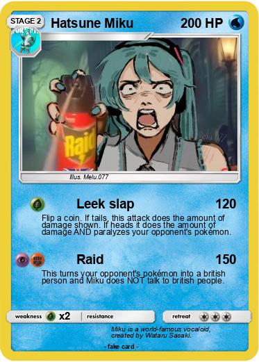 hatsune miku pokemon card Pokemon Hatsune Miku 486