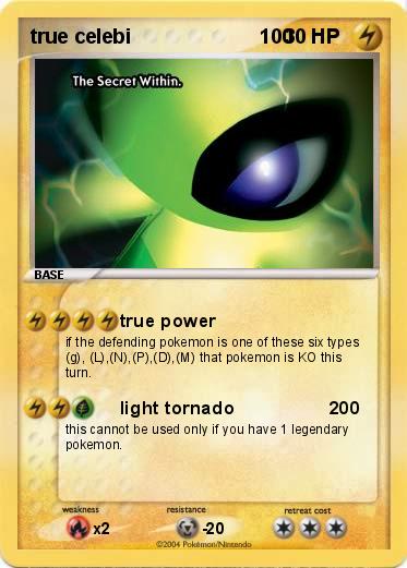 Pokemon true celebi                       100