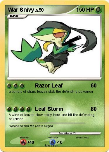 Pokemon War Snivy