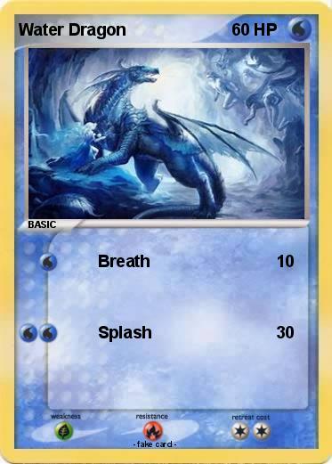 Pokemon Water Dragon