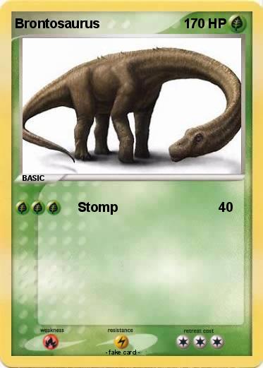 Pokemon Brontosaurus