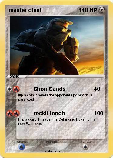 Pokemon master chief