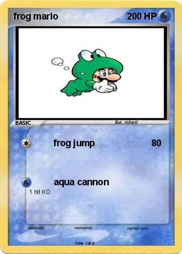 Pokemon frog mario