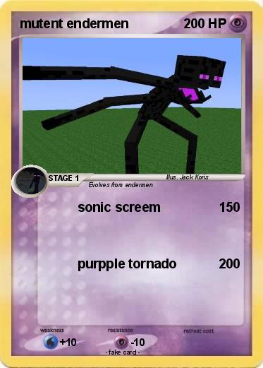 Pokemon mutent endermen