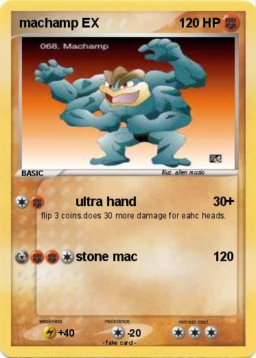 Pokemon machamp EX