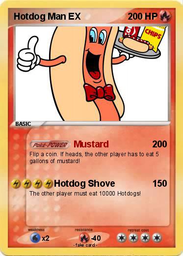 Pokemon Hotdog Man EX