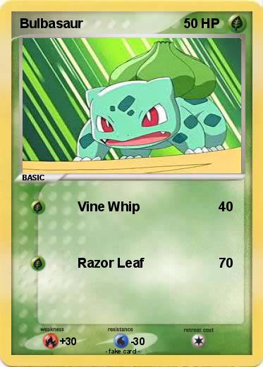 Pokemon Bulbasaur