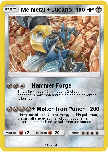 Pokemon Melmetal + Lucario