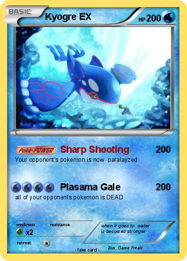 Pokemon Kyogre EX