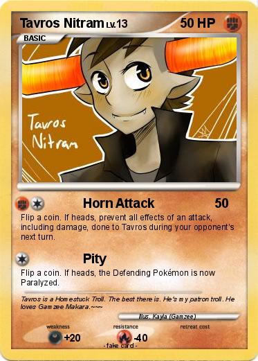 Pokemon Tavros Nitram