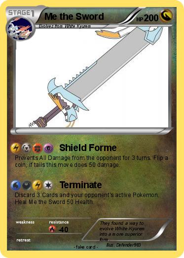 Pokemon Me the Sword