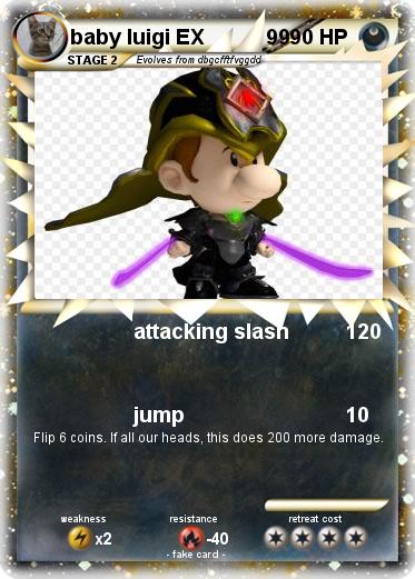 Pokemon baby luigi EX           99