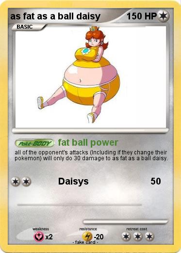 Pokemon as fat as a ball daisy