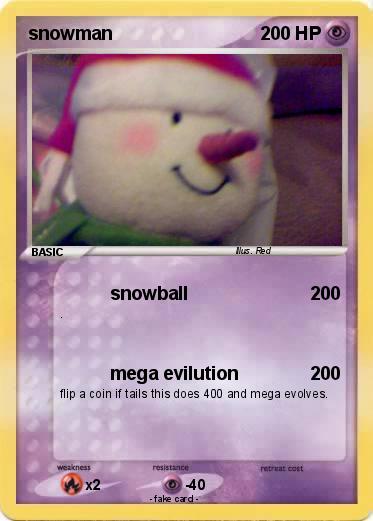 Pokemon snowman