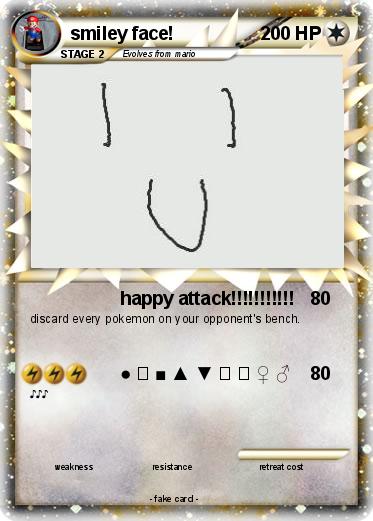 Pokemon smiley face!