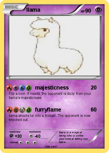 Pokemon llama