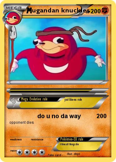 Pokemon ugandan knuckles