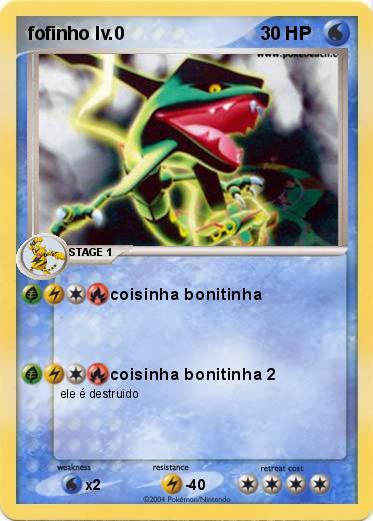 Pokemon fofinho lv.0                                                               