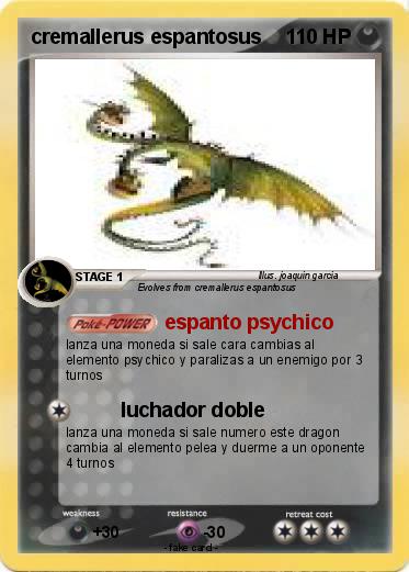 Pokemon cremallerus espantosus