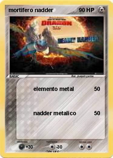 Pokemon mortifero nadder