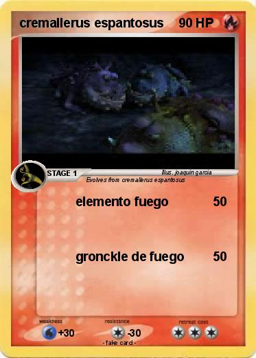 Pokemon cremallerus espantosus