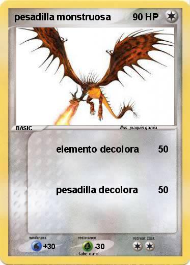 Pokemon pesadilla monstruosa
