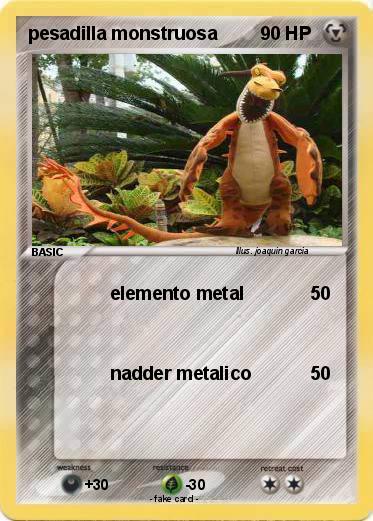 Pokemon pesadilla monstruosa