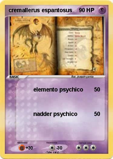 Pokemon cremallerus espantosus