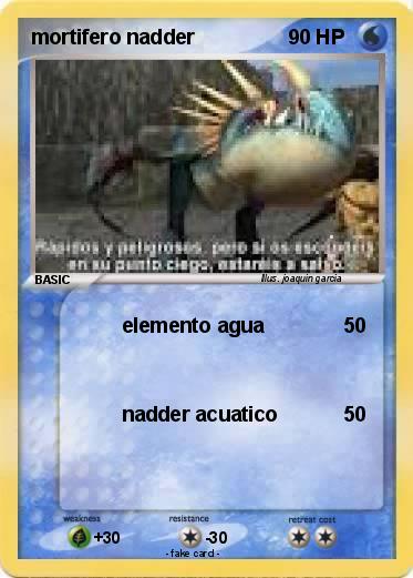 Pokemon mortifero nadder