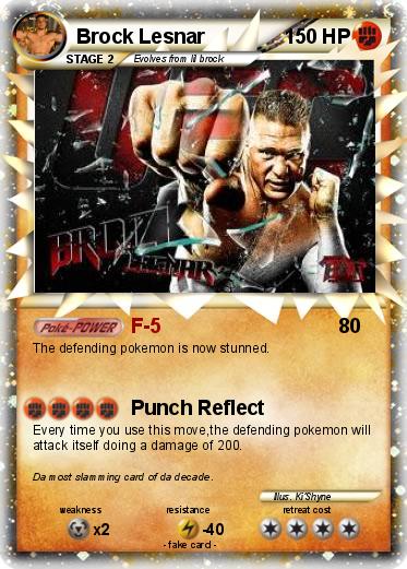Pokemon Brock Lesnar