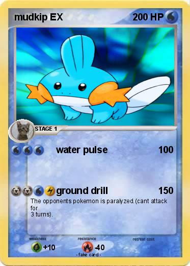 Pokemon mudkip EX
