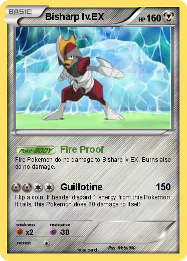 Pokemon Bisharp lv.EX