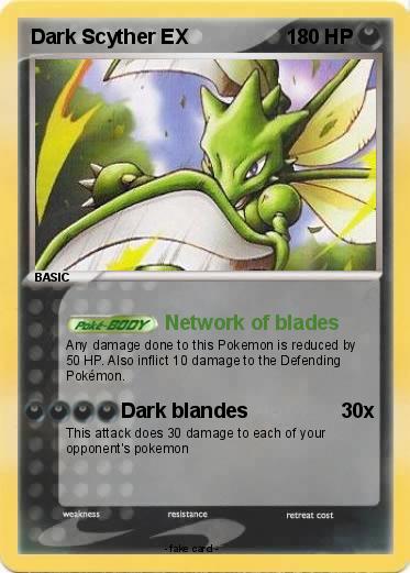Pokemon Dark Scyther EX